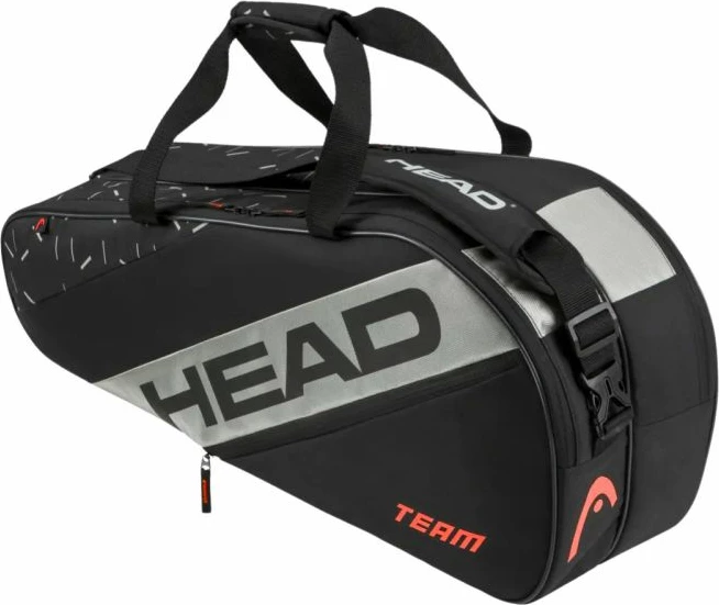 Çantë raketash Head për tenis, unisex, e zezë/gri
