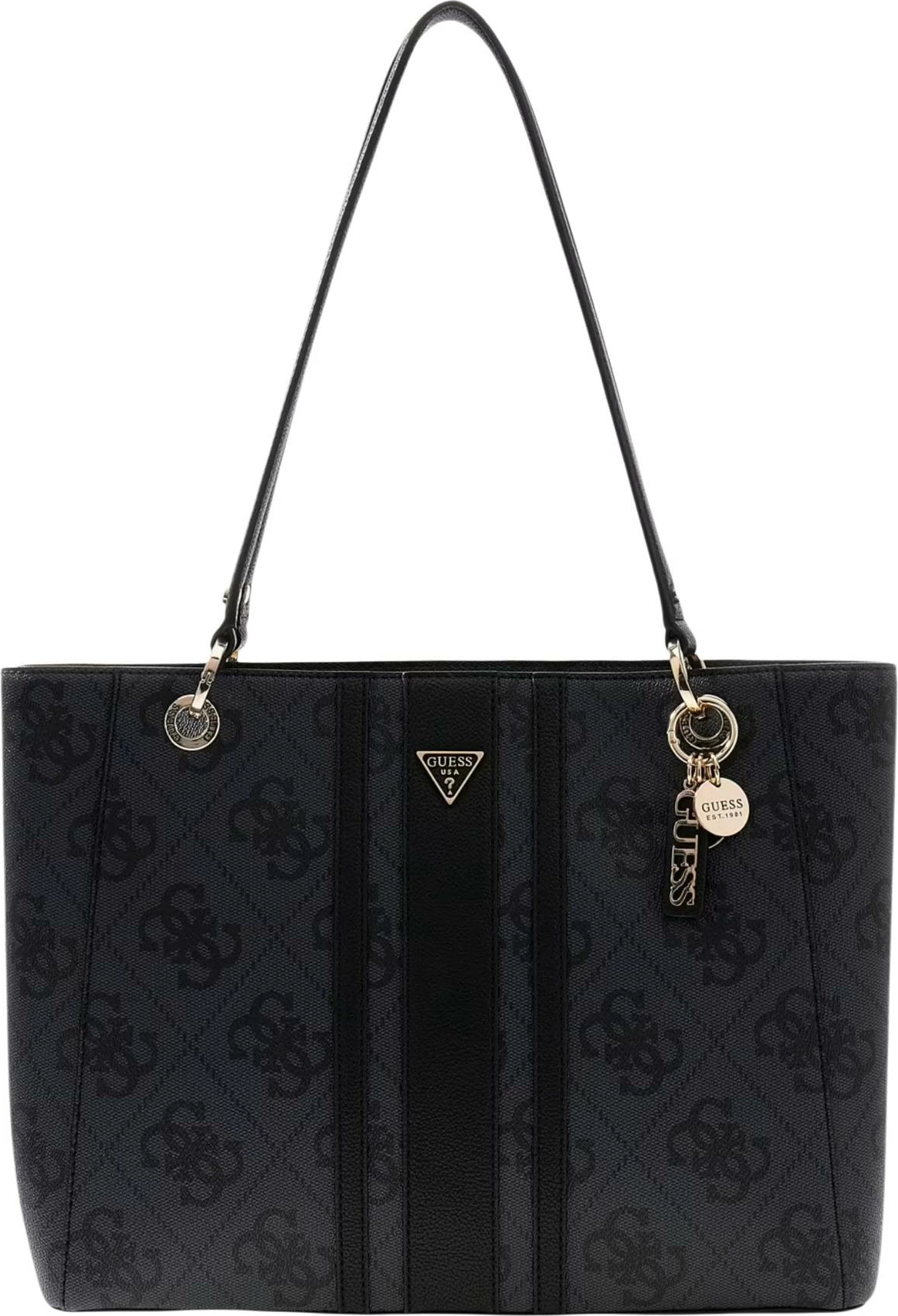 Çantë krahu për femra Guess Elsie HWSS96 72250, antracit