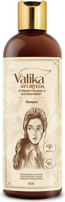 Shampon për femra Dabur Vatika Ayurveda Strengthening Hair, 400ml