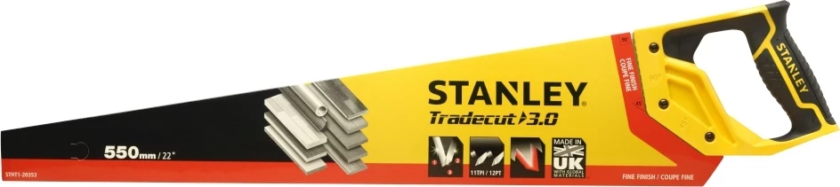 Sharrë universale Stanley STHT1-20353 550mm 11TPI, verdhë/zezë