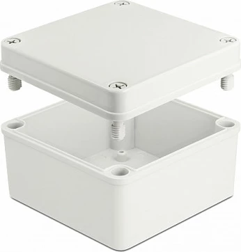 Kuti instalimi DeLOCK IP65, 125 x 125 x 75 mm, ABS, gri