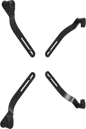 Adapter VESA për monitor pa vrima, Digitus DA-90347, 17-30 inç, 8 kg, i zi, set 4 copë