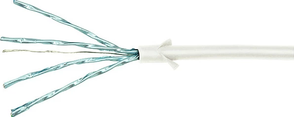 Kabllo LAN LogiLink CQ9021S, Cat6a, 0.5 m, RJ-45, e bardhë