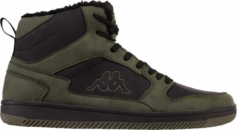 Këpucë Kappa Lineup Fur për meshkuj dhe femra, të zeza dhe jeshile