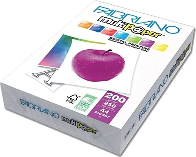 Fabriano Multi 200Gr A4 Bianco 250F