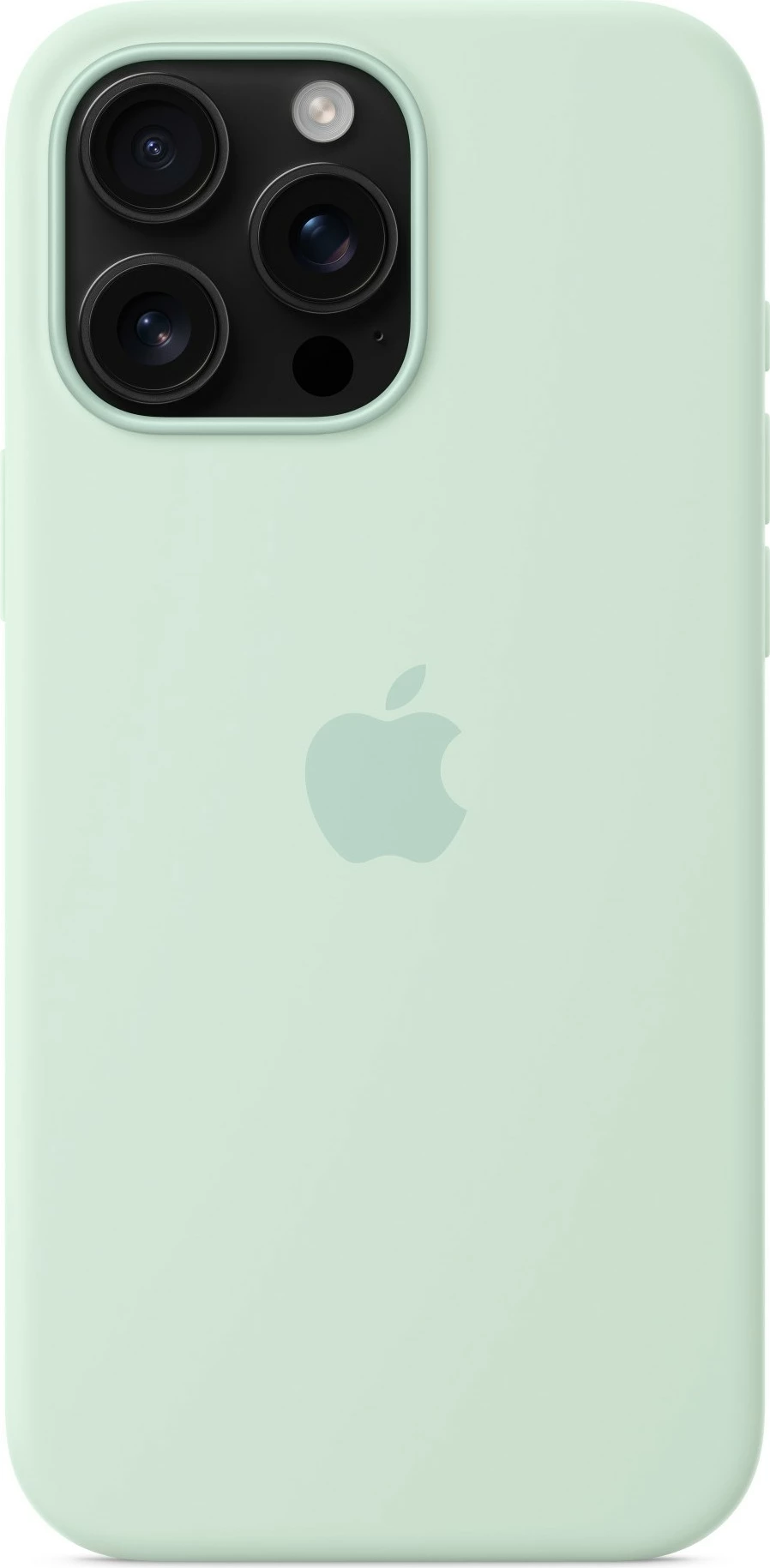 Mbështjellës Apple iPhone 16 Pro Max, silikon, MagSafe, aquamarine