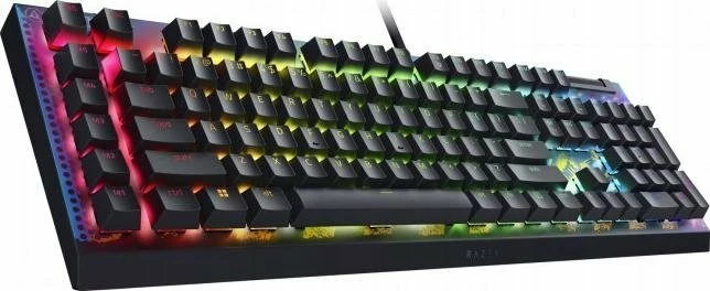Tastierë mekanike gaming Razer BlackWidow V4 X Fortnite Edition RZ03-04703600-R3M1, 100%, US layout, USB me kabllo, RGB, switch Yellow, e zezë