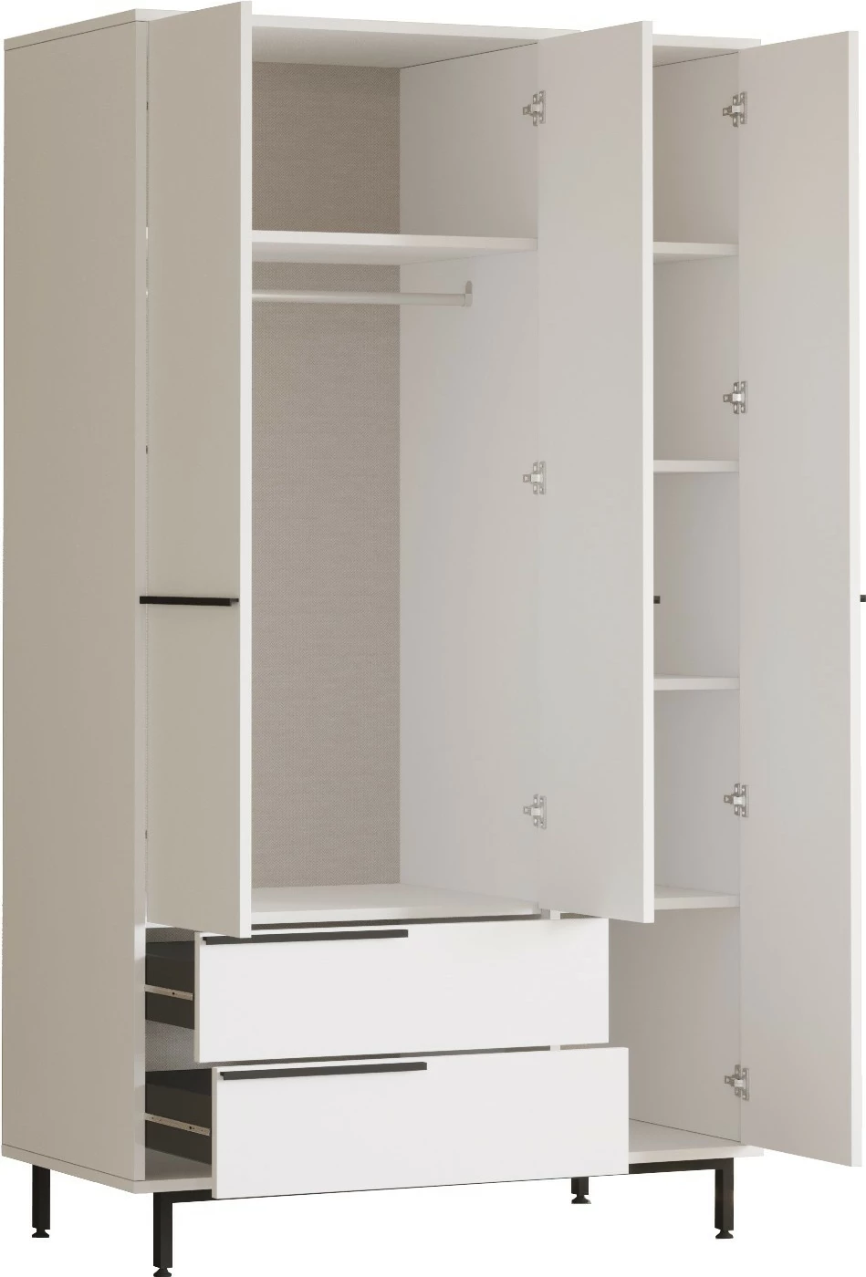 Dollap Hanah Home, On15-W, ngjyrë e bardhë