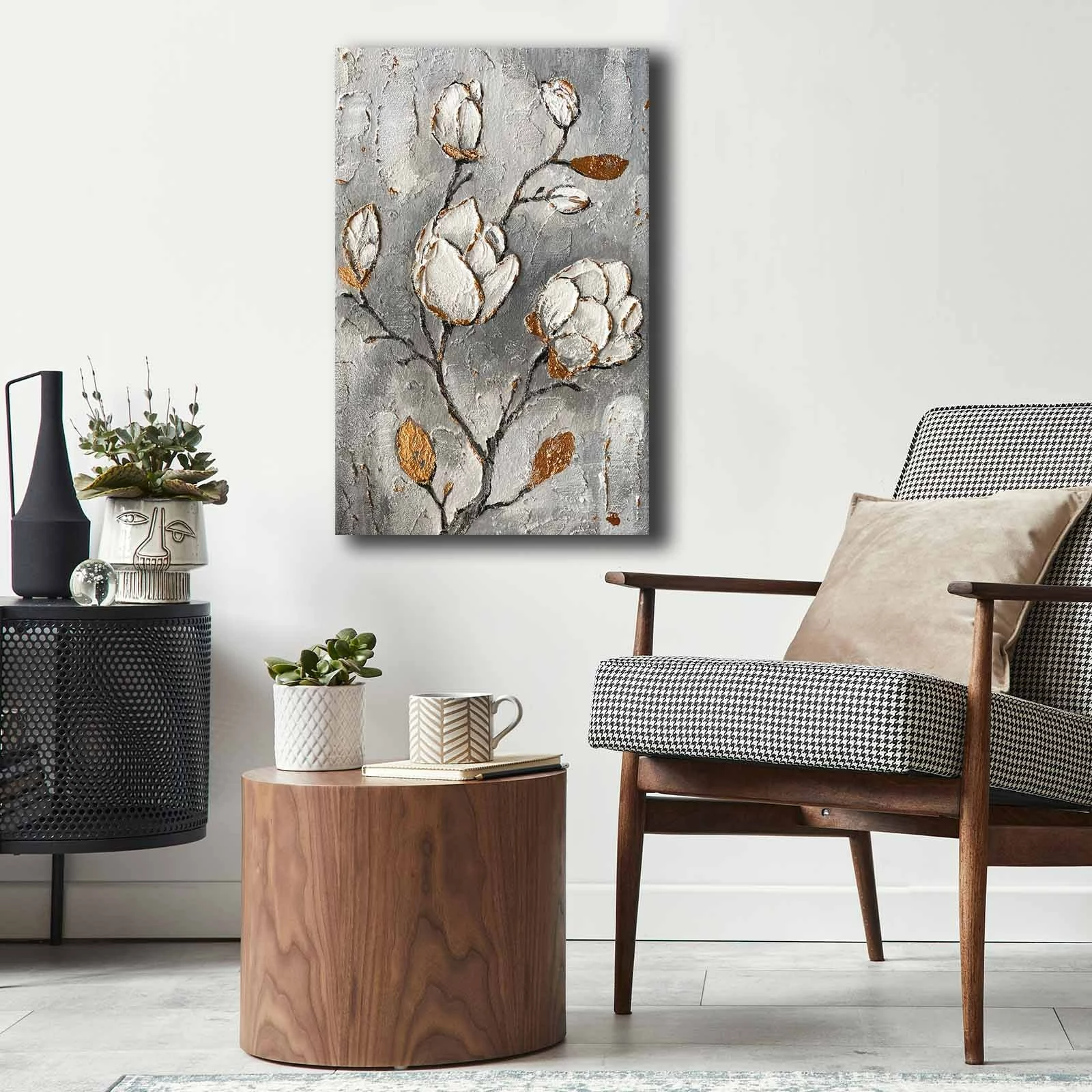 Pikturë dekorative në kanavacë, Wallity 4570GSC-017, shumëngjyrëshe, 45x70cm