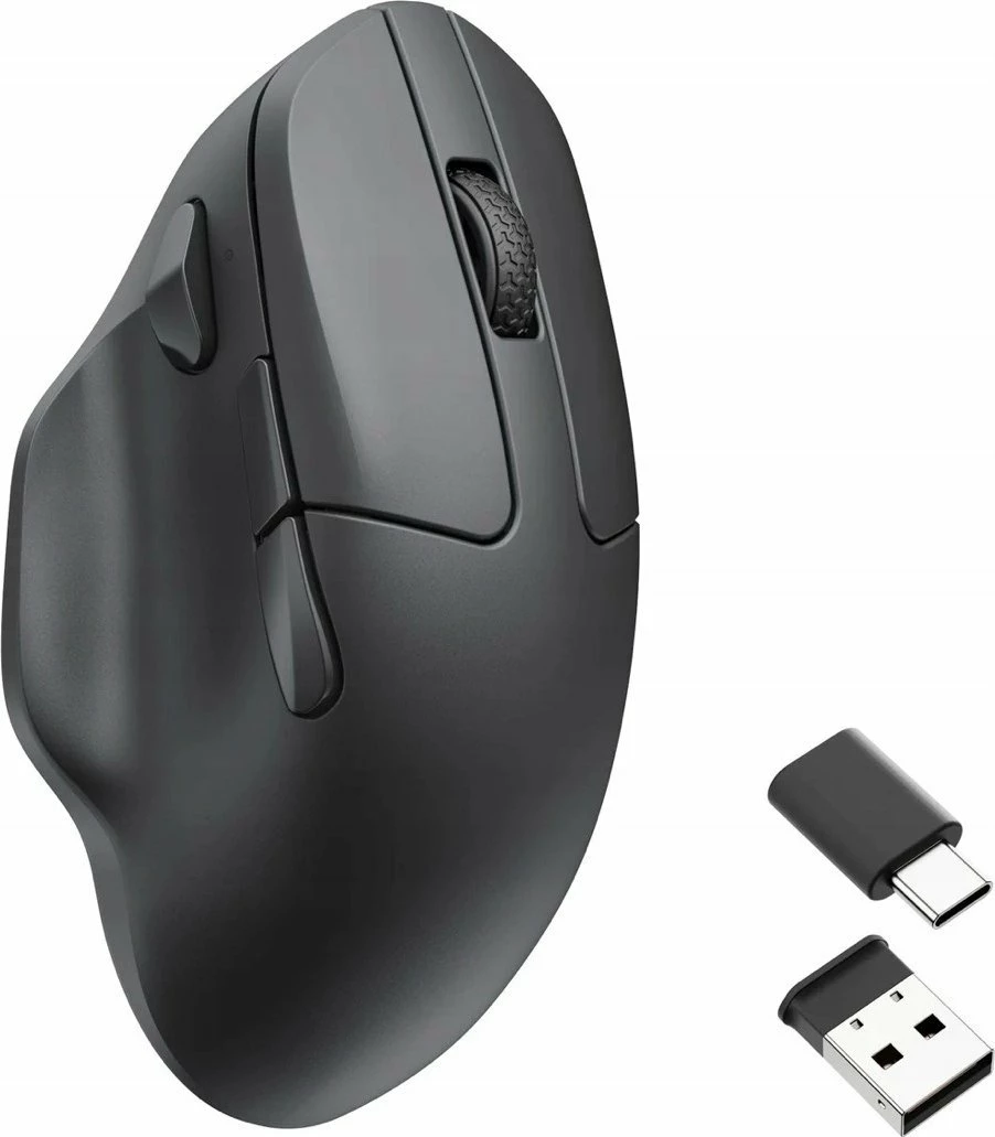 Maus Keychron M7 (M7-A1) 26,000 DPI PAW3395, 2.4GHz/Bluetooth/USB-C, 63 g, e zezë