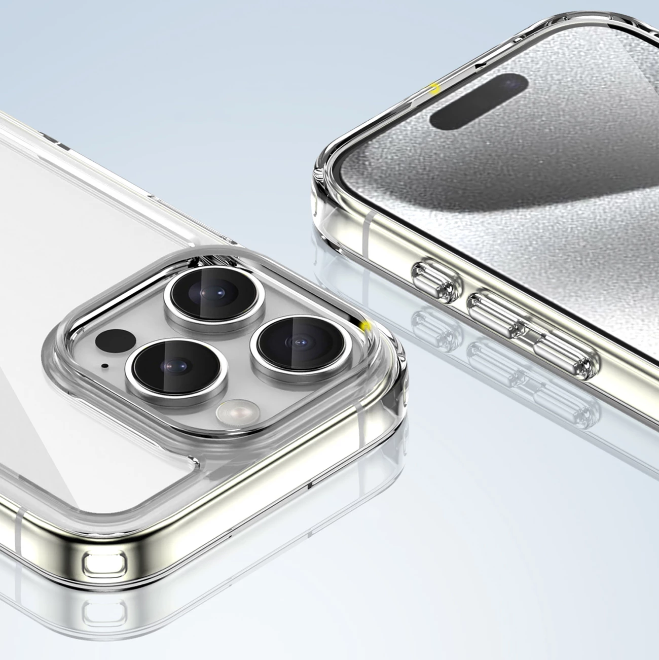 Mbështjellës Hurtel Outer Space Case për iPhone 16 Pro, transparent
