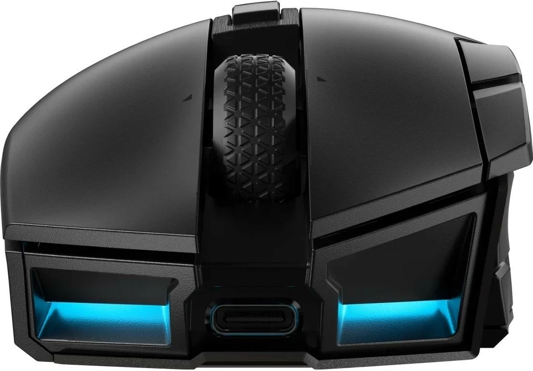 Maus Corsair Darkstar, RGB, pa kabllo, i zi