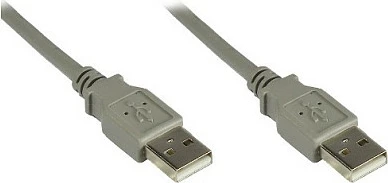 Kabllo USB GoodConnections USB 2.0 A-A, 5 m, gri