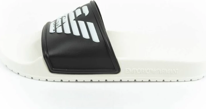 Flip-flopa për meshkuj Emporio Armani, të bardha dhe të zeza [Madhësia: 41]