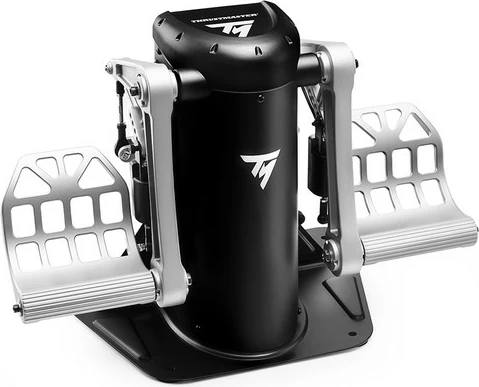 Pedale rudder për flight simulator Thrustmaster TPR Pendular Rudder, zi/argjend
