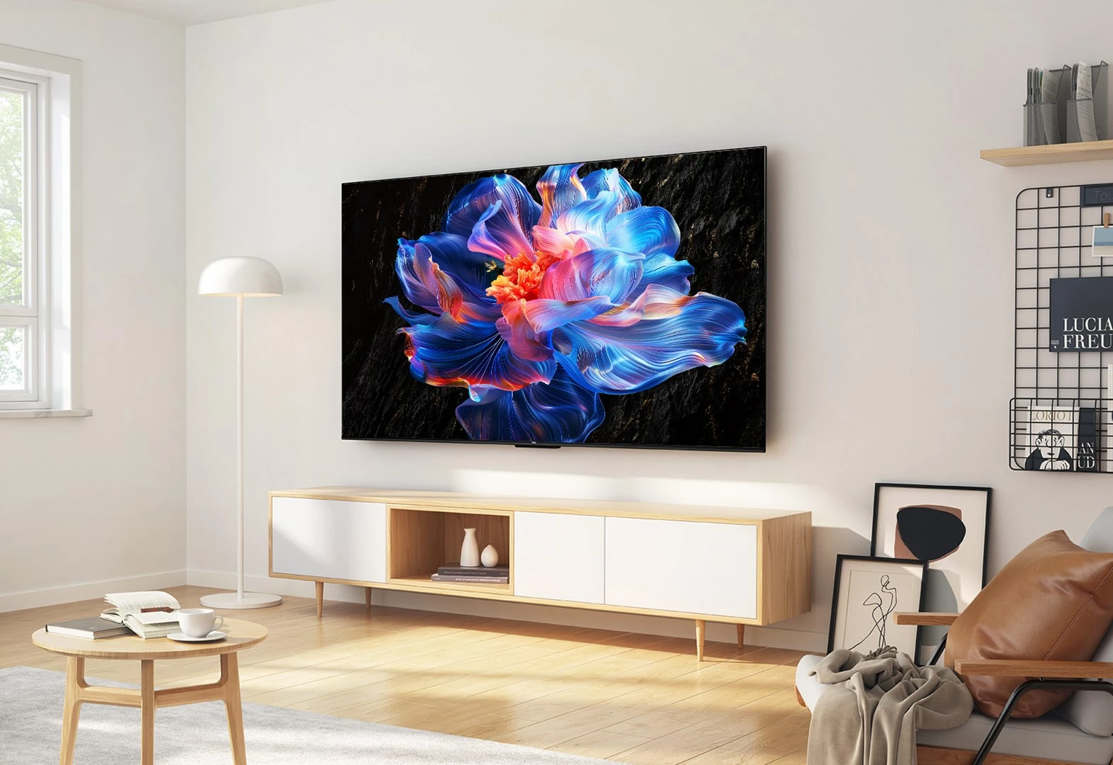TV Smart TCL 43V6C, 43 inç, 4K Ultra HD, Wi-Fi, Metallic