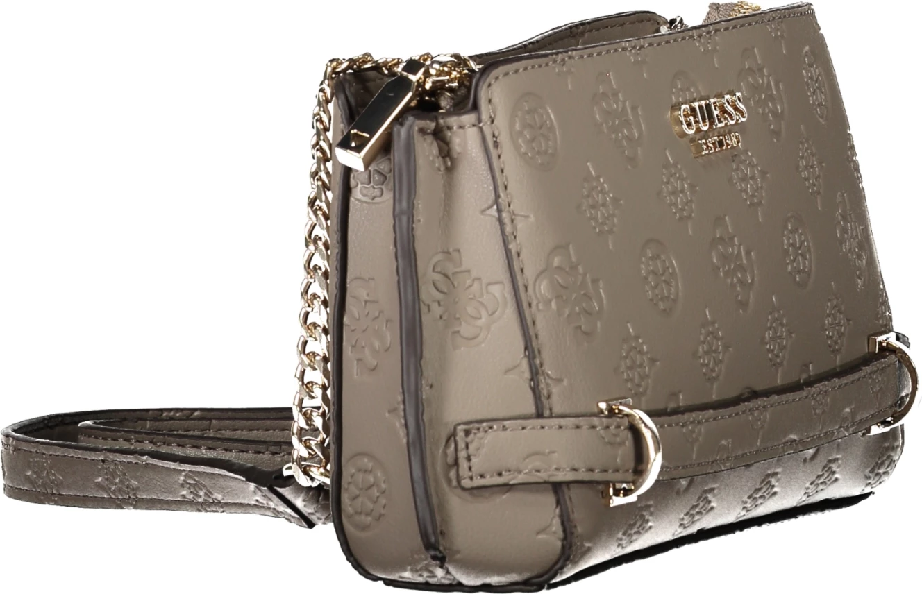 Çantë për femra GUESS JEANS Zarela Mini, kafe