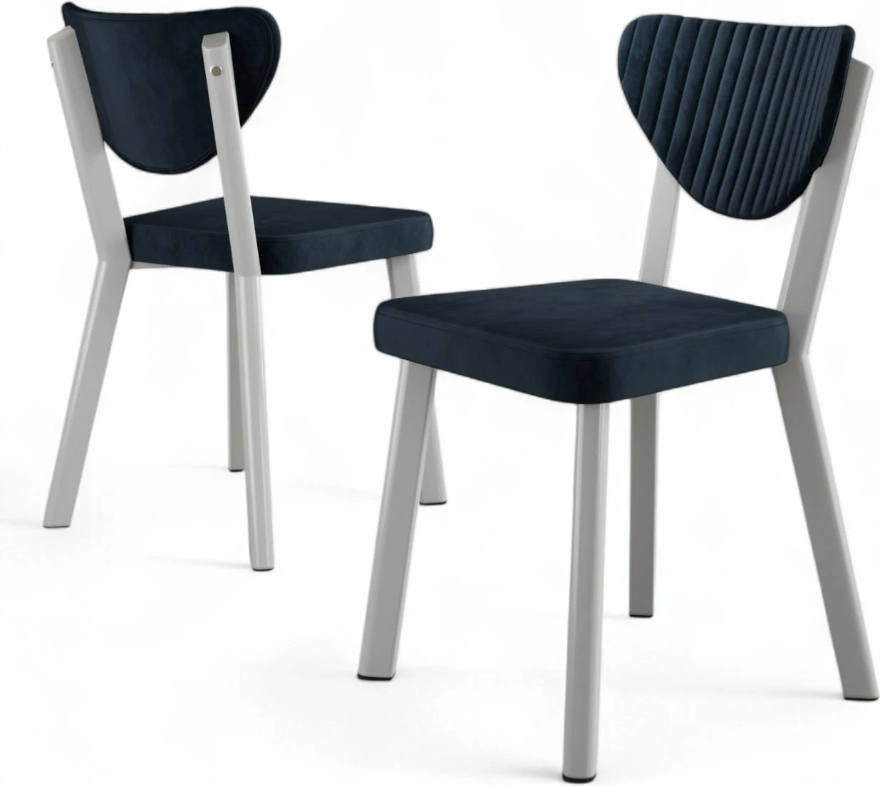 Set karrigash (4 copë) Hanah Home, Arfe, antracit, e bardhë