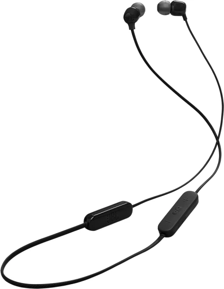 Kufje in-ear pa tela JBL Tune 135BT, Bluetooth 5.4, 25 orë bateri, IPX4, me mikrofon, zi