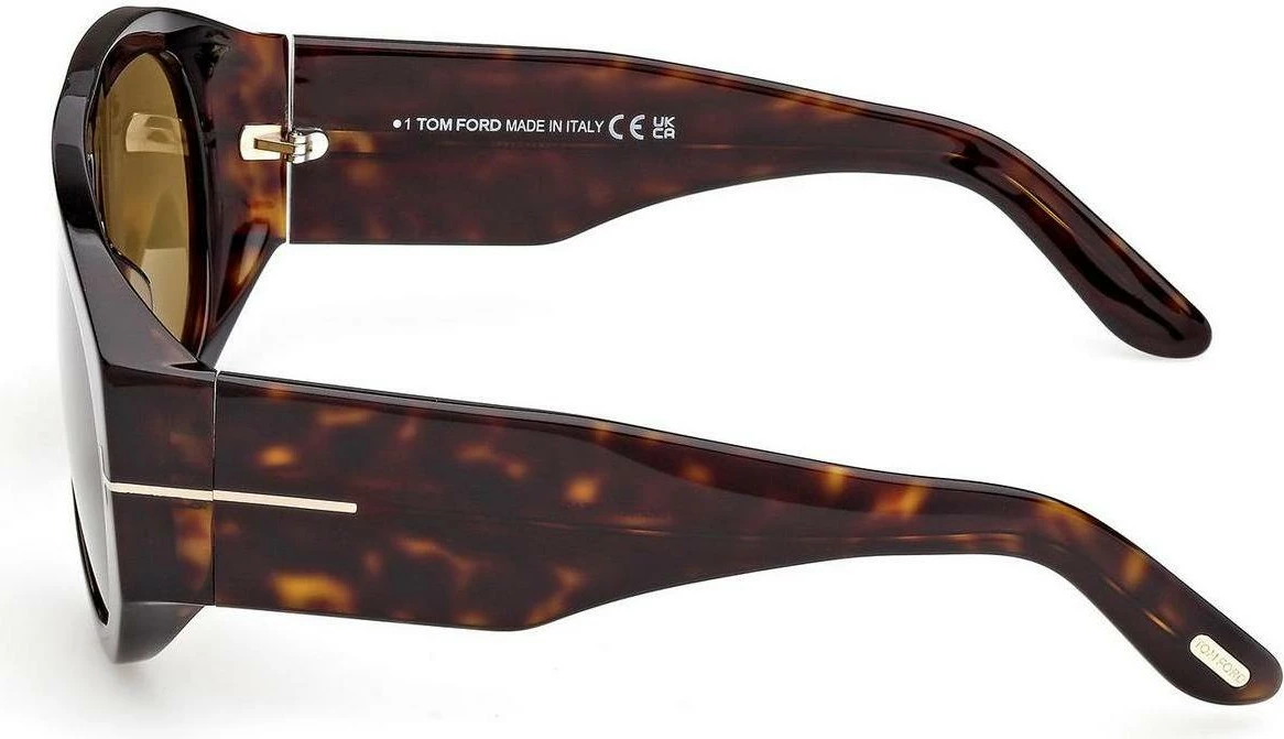 Syze dielli për meshkuj Tom Ford Bronson FT1044 52N, havana [Ngjyra: 60]