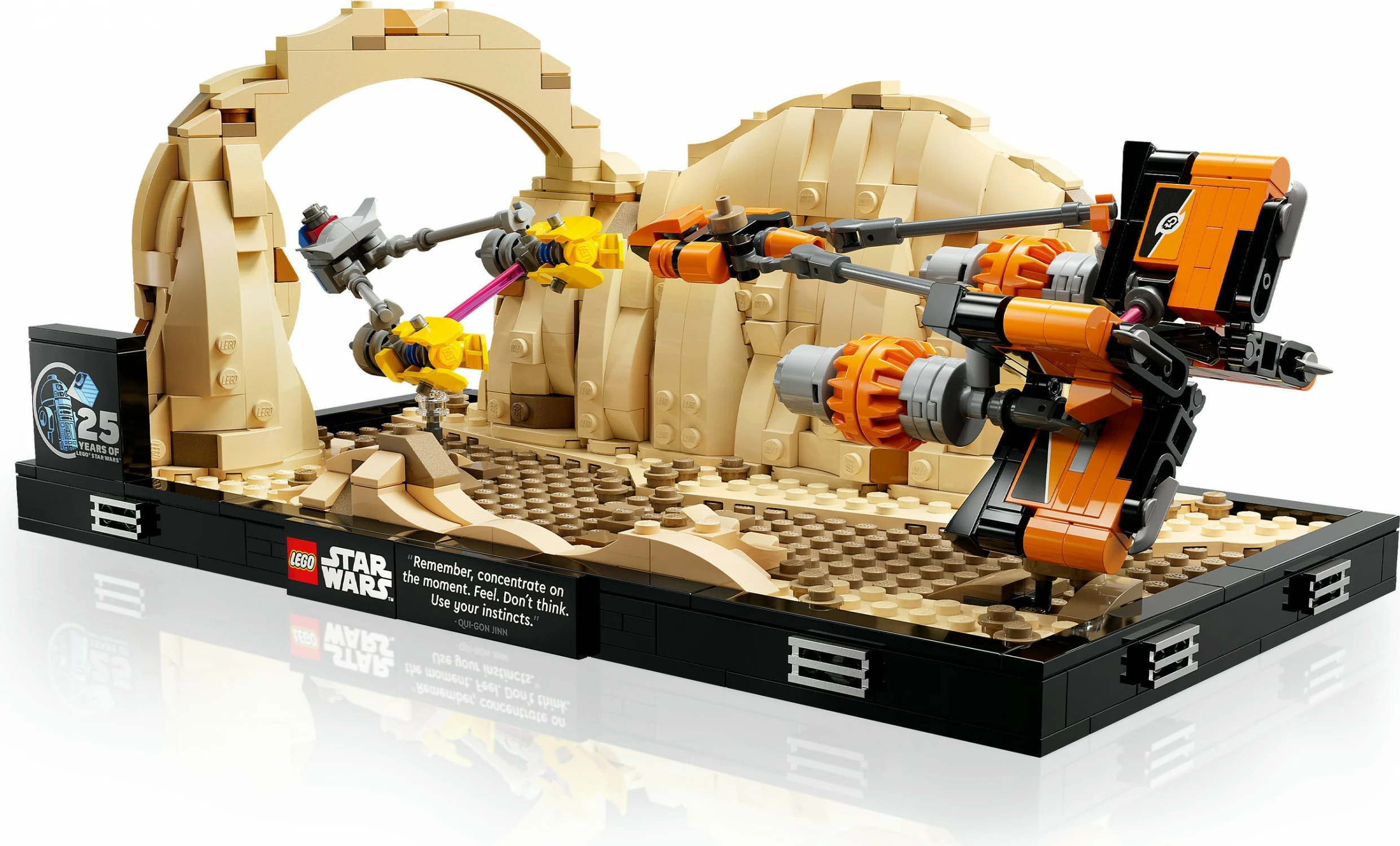 Set ndërtimi LEGO Mos Espa Podrace Diorama, 718 pjesë, shumëngjyrësh