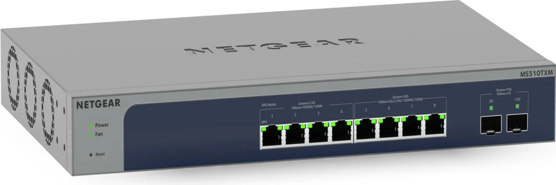 Switch NETGEAR MS510TXM, Managed, L2/L3/L4, 10G Ethernet, Montim në raft