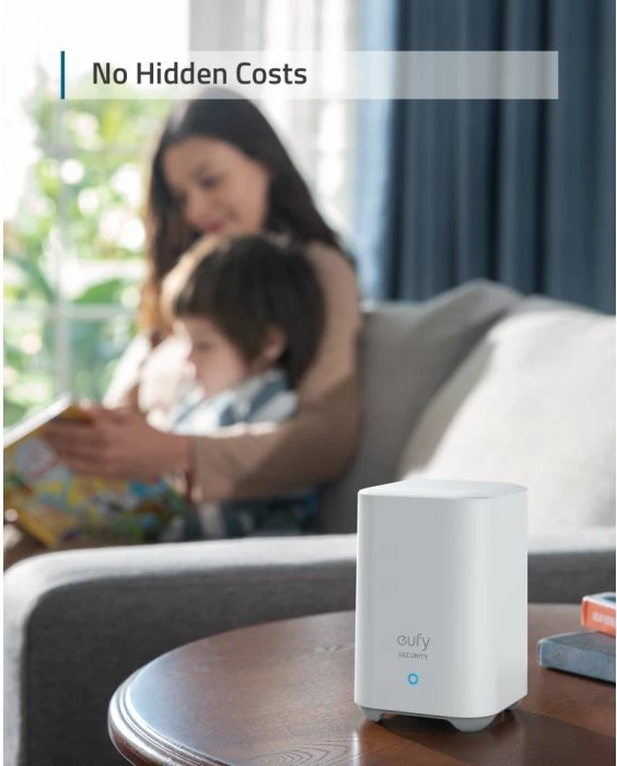 Zile dere me kamerë ANKER Eufy Security T82101W1 2K, Wi‑Fi 2.4GHz, bateri 6500mAh, pa stacion bazë, e zezë