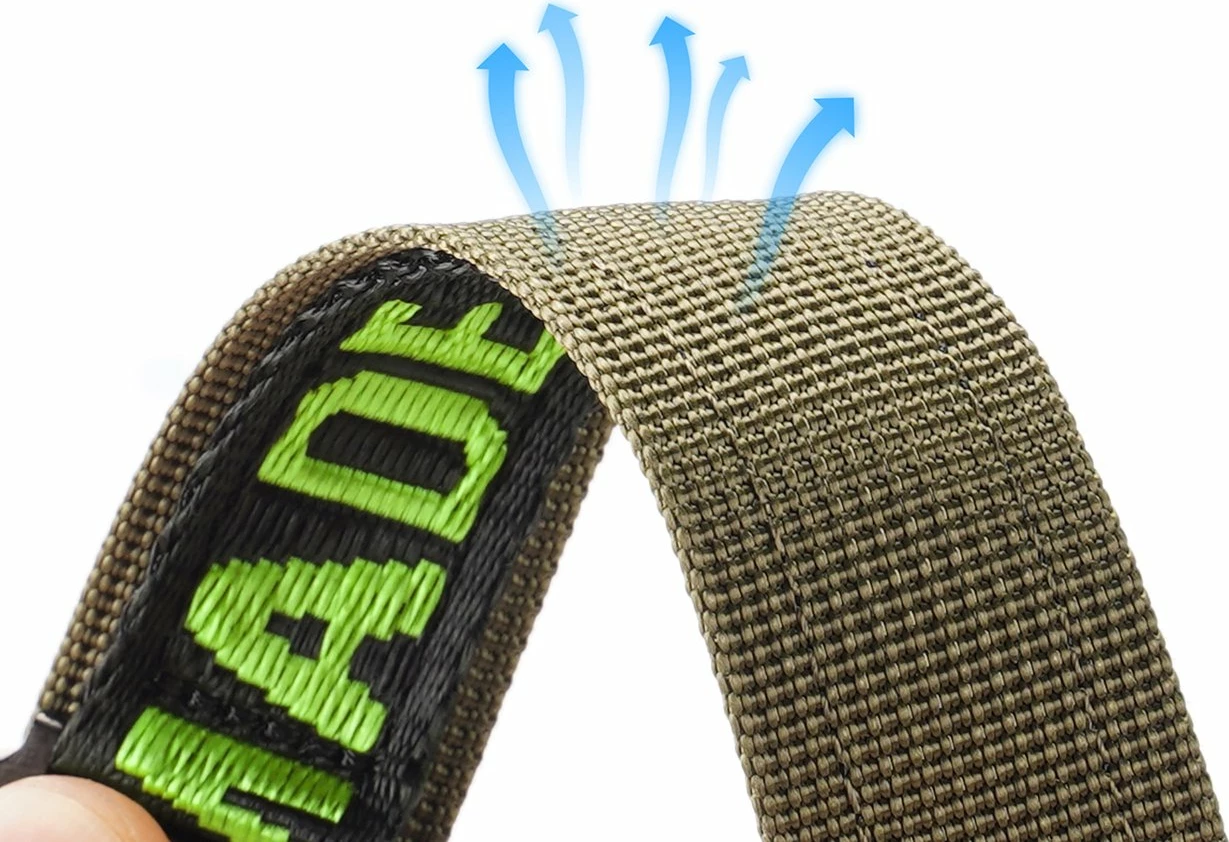 Rrip najloni për Apple Watch Dux Ducis Outdoor Version, 42/44/45/49mm, zi/gjelbër