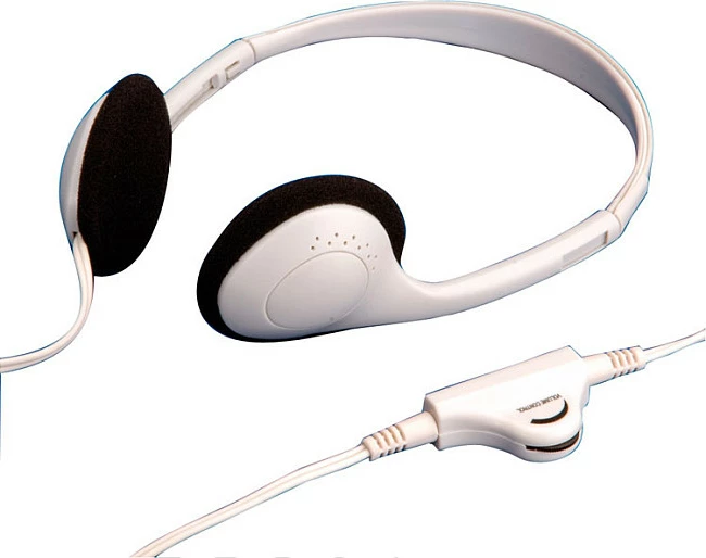 Kufje VALUE stereo me rregullator të volumit, gri