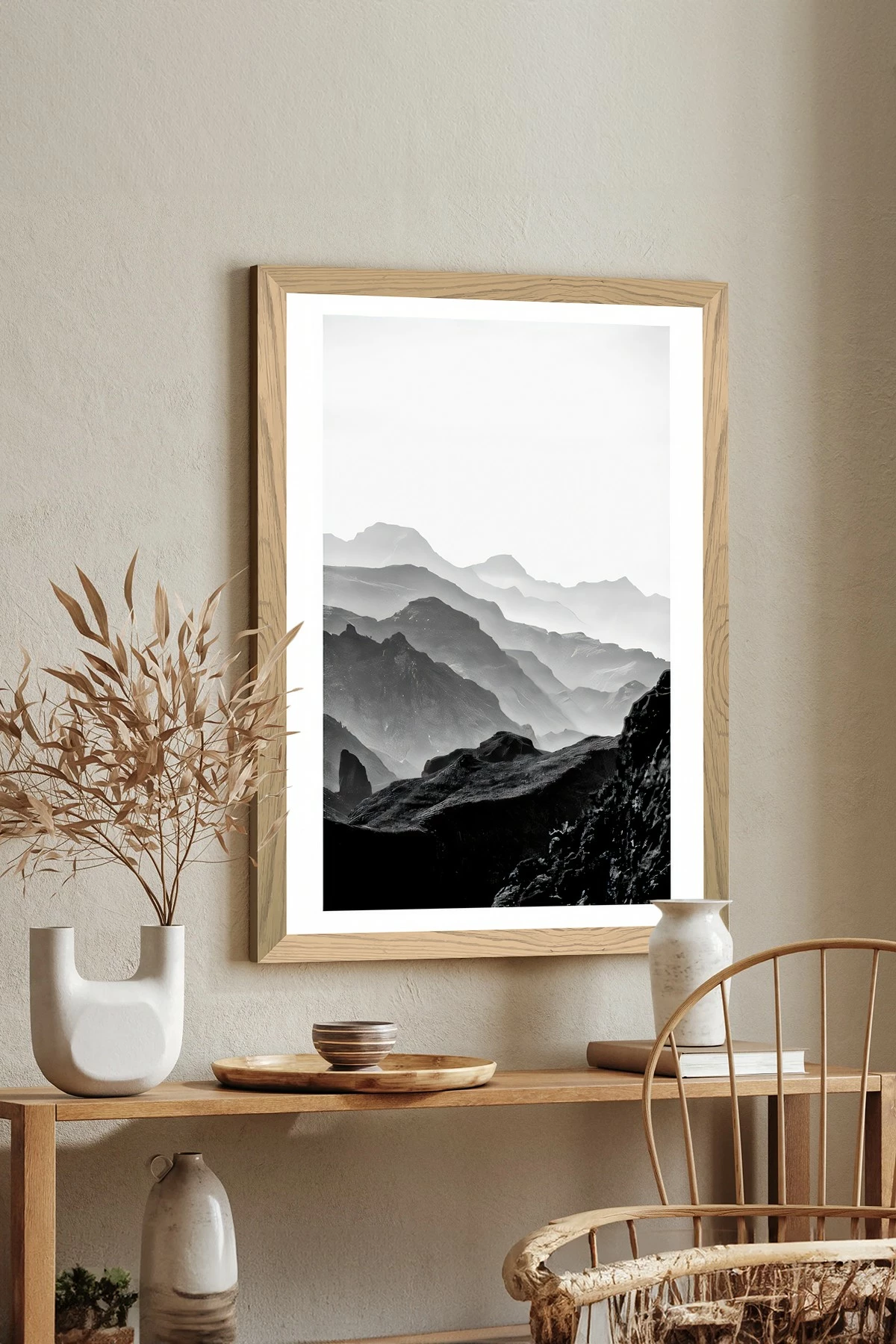 Pikturë dekorative, Wallity, Tekhammdf43, shumëngjyrëshe, pa kornizë, 33x48cm