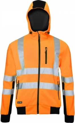 Xhaketë pune hi-vis LAHTI PRO L4012503, madhësia L, portokalli/zi
