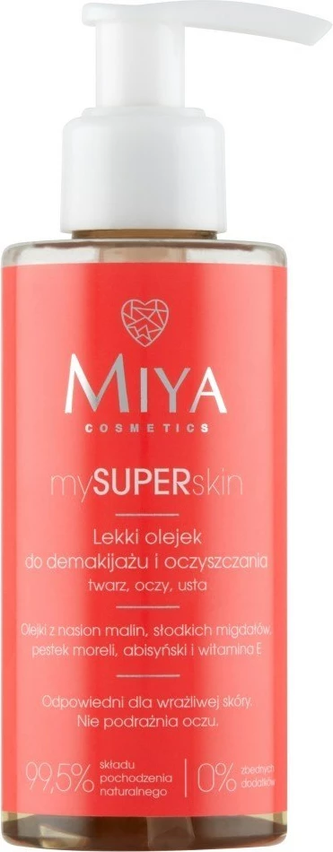 Vaj pastrues dhe heqës grimi për femra Miya Cosmetics mySUPERskin 140ml