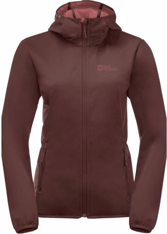 Jakne për femra Jack Wolfskin, e kuqe