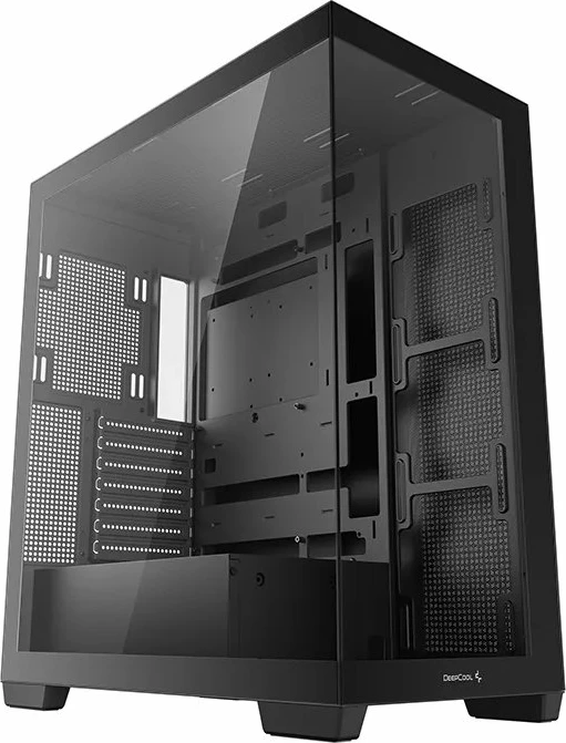 Kasë Deepcool CG580 R-CG580-BKNDA0-G-1 Midi Tower ATX/Micro-ATX, tempered glass, pa PSU, 2x USB 3.0, e zezë