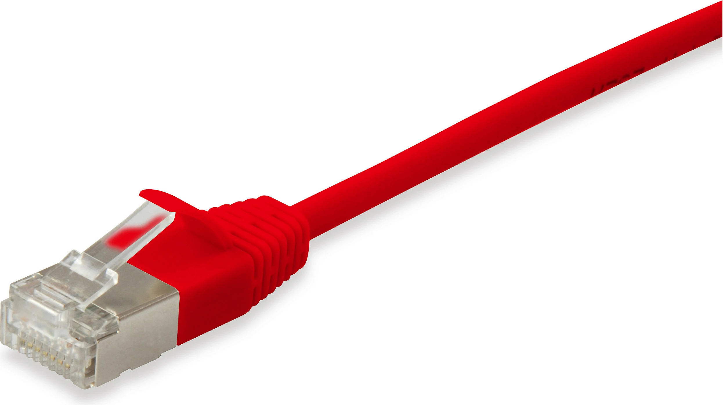 Kabllo rrjeti EQUIP Cat6a Slim Patch 0.15m, RJ-45, 10Gbps, e kuqe