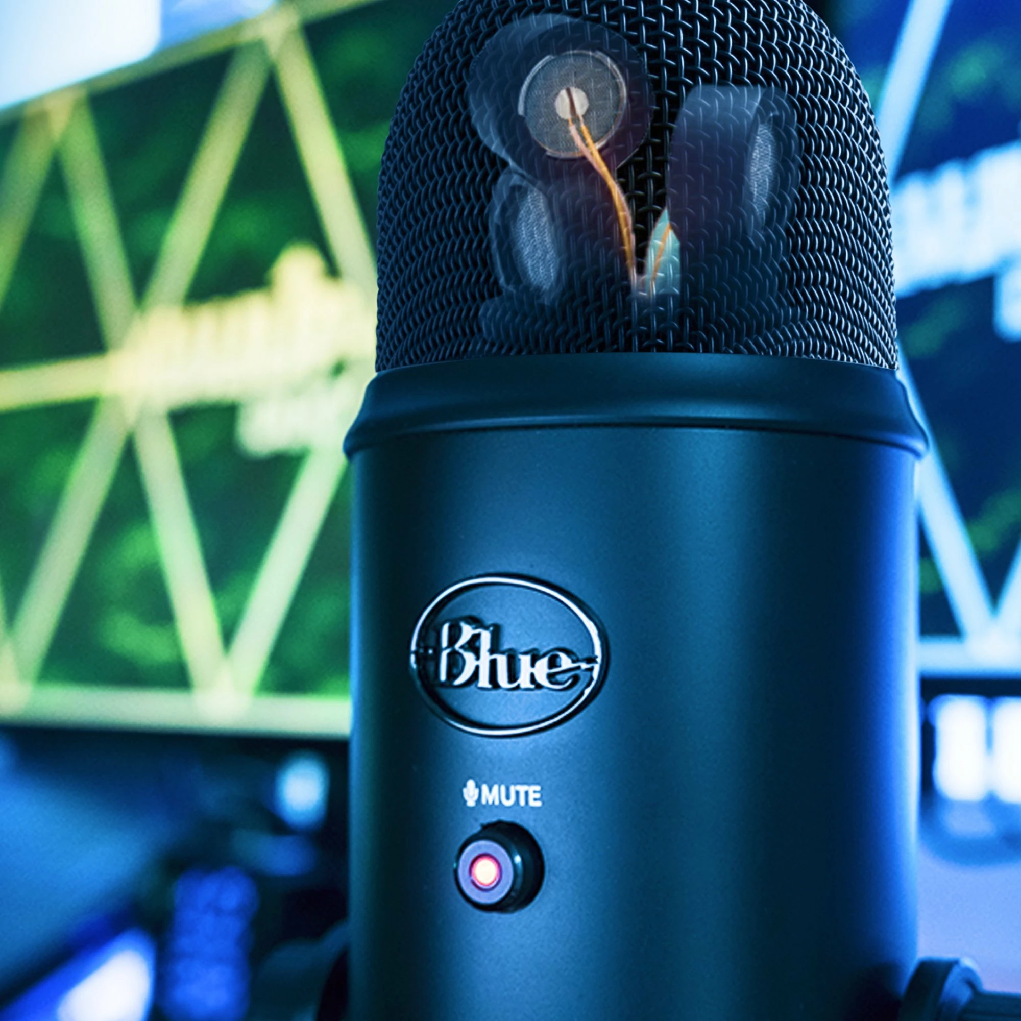 Microfon kondensator Blue Yeti USB Blackout 988-000229, kardioid, 20Hz-20kHz, me stand, i zi 8