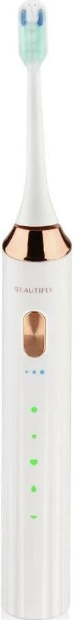 Furçë dhëmbësh sonike Beautifly White Smile, 5 mënyra pastrimi, IPX7, e bardhë