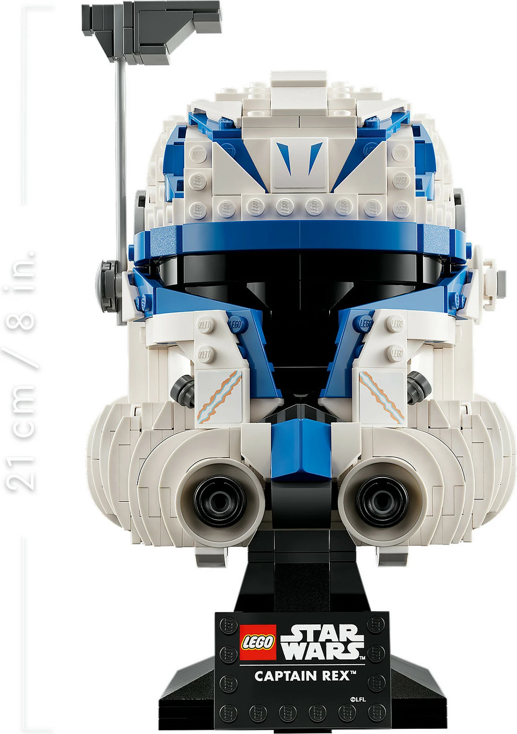 Set ndërtimi LEGO Star Wars Helmetë Captain Rex, 854 copë, shumëngjyrësh