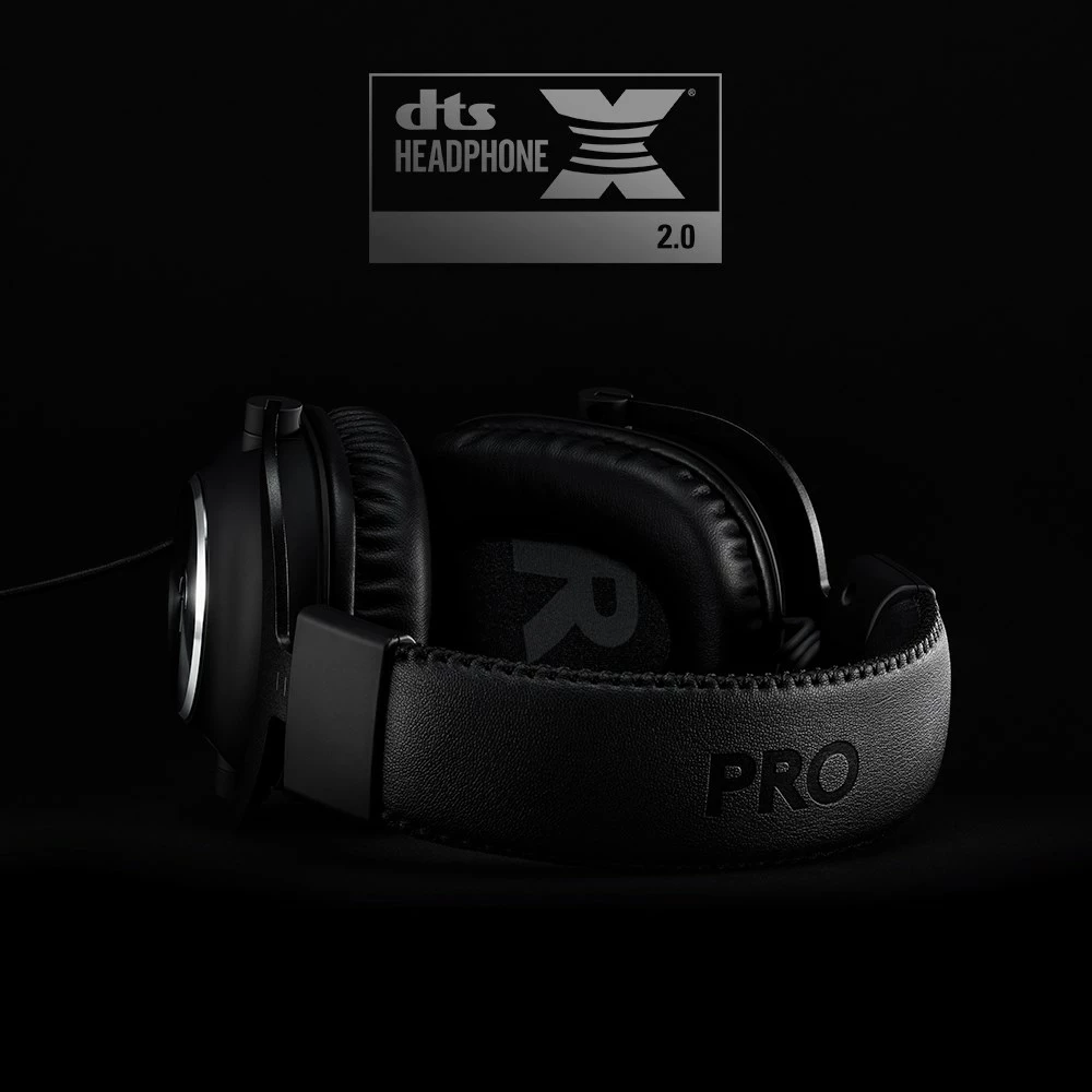 Kufje gaming Logitech G PRO X, 7.1 Surround Sound, me kabllo, të zeza