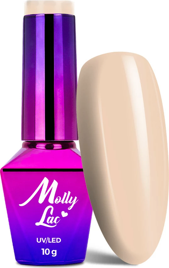 Llak për thonj për femra MollyLac Yoga Hybrid Lacquer 83 Purvottanasana, 10g