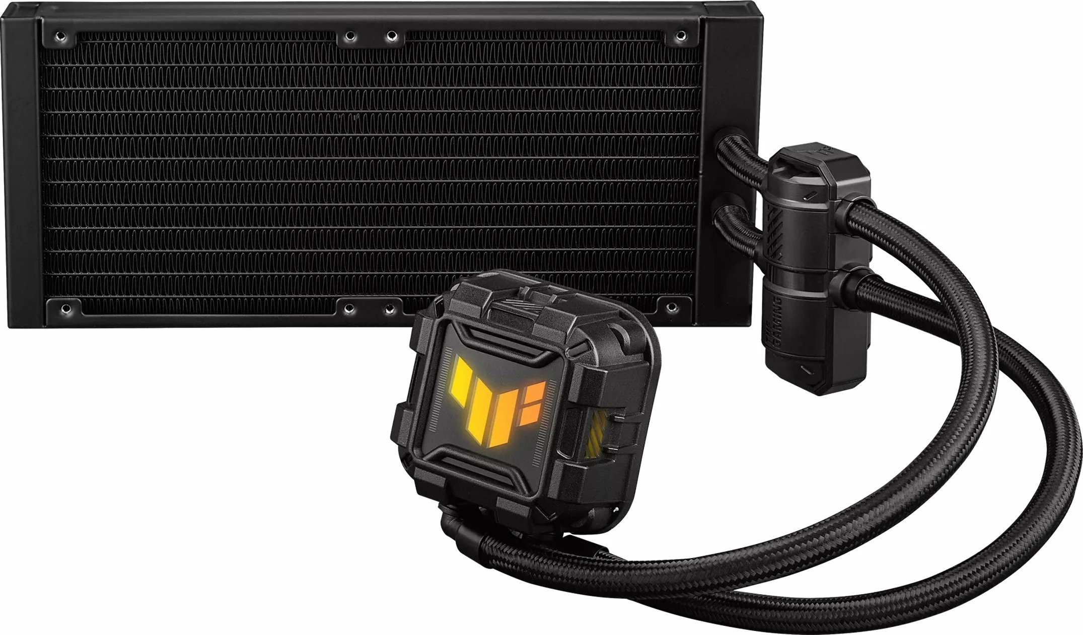 Ftohës uji Asus TUF Gaming LC II 240 ARGB 240mm, 2x120mm PWM, 90RC00U1-M0UAY0, e zezë