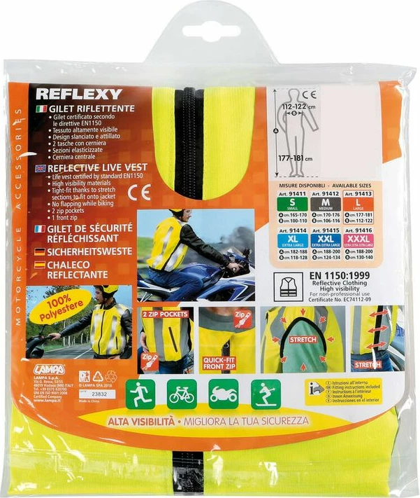 Jelek Xl Profesional Reflektues Motorri