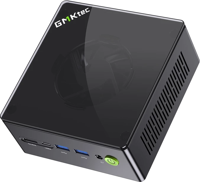 Kasë mini PC GMKtec K8 Plus, Ryzen 7 8845HS, 32GB RAM, 1TB SSD, Windows 11 Pro, e zezë