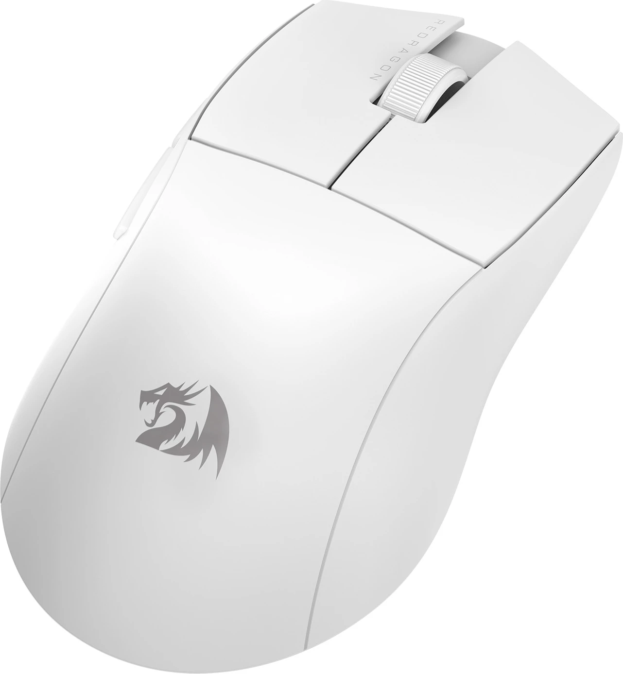 Maus Redragon K1NG Standard M916-STD-1K, 24000 DPI, 49 g, wired/2.4G/BT, e bardhë, me dongël USB