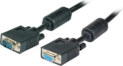 Kabllo VGA EFB Elektronik K5327SW.15V2, 15 m, D-Sub mashkull-në-femër, e zezë