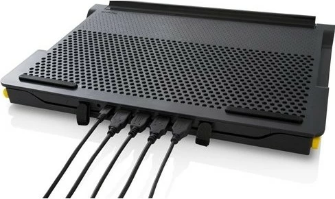 Chill mat Targus Notebook Chill Mat, 4 USB porta, plastik, e zezë