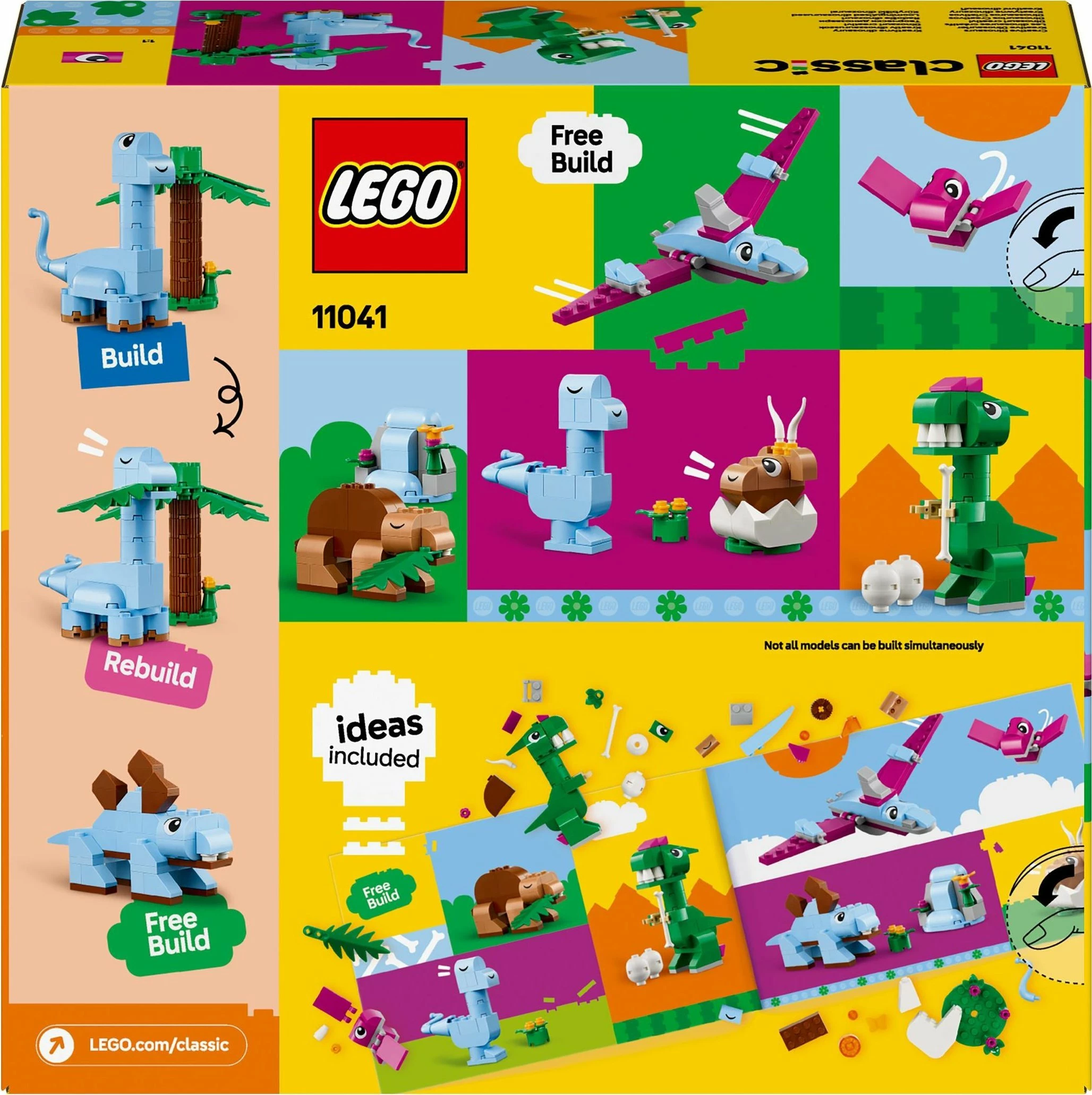 Set LEGO Classic Creative Dinosaurs 11041, 450 elemente