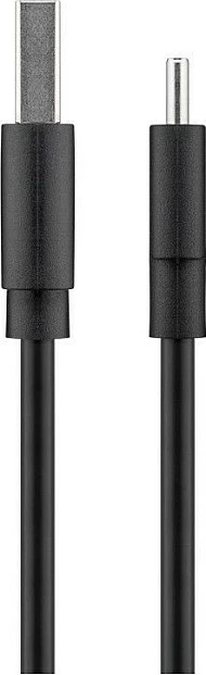 Kabllo USB Goobay 59122, USB-A në USB-C, 2 m, USB 2.0, 3A, e zezë