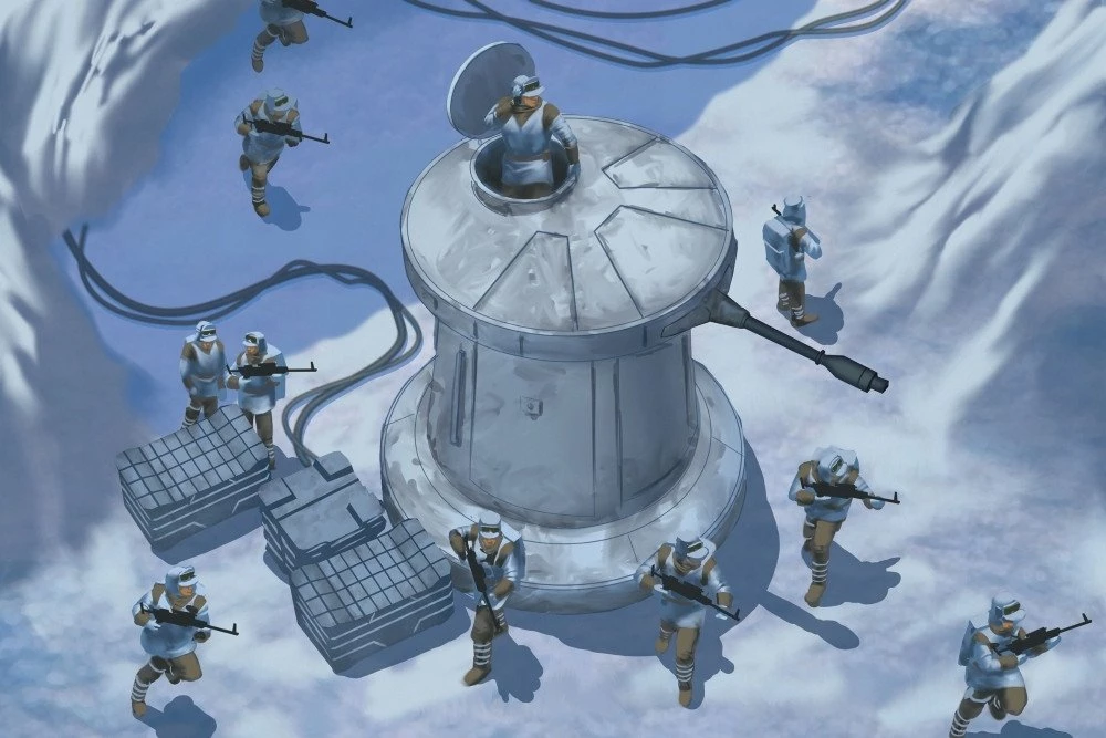Lojë tavoline Rebel Star Wars: Battle of Hoth, 2-8 lojtarë, 30 min, 8+, version polonisht