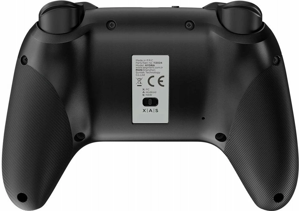 Gamepad Rampage Hydra HYDRA-BLACK me RGB, wireless/USB (Bluetooth/2.4GHz), 21 butona, për PC/Switch/telefon, i zi